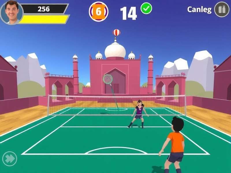 Taj Volley Star Game Screenshot